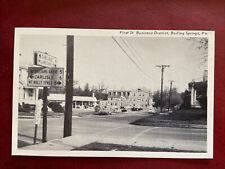 c1960’s First St, Business District, Boiling Springs, Pa. Vintage Postcard picture