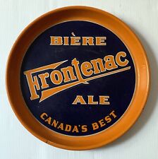 FRONTENAC Beer antique enameled metal serving tray Dow Canada picture