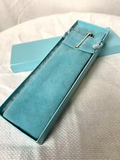 Vintage Tiffany & Co Silver Tone T-Clip Retractable Ballpoint Pen With Pouch picture