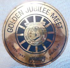 1967 GOLDEN JUBILEE MEET NAVAL AIR ENGINEERING CENTER Model A Plaque Sign PHILA picture