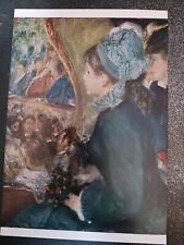 vtg postcard RENOIR Premiere Sortie at the Theatre  National Gallery unposted picture