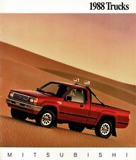 1988 Mitsubishi Mighty Max Sport MacroCab SPX Pickup Truck Dealer Sales Brochure picture