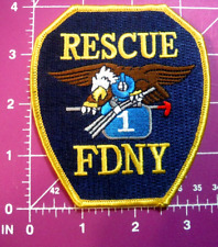 FDNY-NYC Fire Department Rescue 1 Patch picture