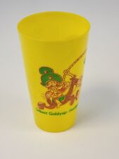 Vintage Hardee's Plastic Yellow Drinking Cup Gilbert Giddyup TV Character Rare picture