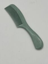 Clinique Hair Comb Green Sage Wide Tooth Rigid Detangling With Handle Vintage picture