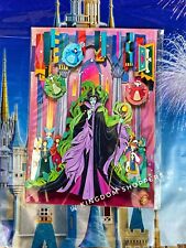 2024 Disney WonderGround Ryan Riller Sleeping Beauty Maleficent 5x7” Postcard picture