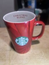 STARBUCKS 2014 Christmas Blend Red Coffee Mug Cup 12 Oz Spicy & Sweet for 30yrs picture