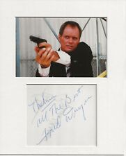 Fred Dryer hunter signed genuine authentic autograph signature AFTAL 73 COA picture