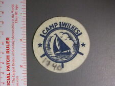 Boy Scout Camp Wilkes 1940 FELT Biloxi Mississippi 7662LL picture