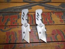 Lot of 2 Gerber EAB Lite Knives Liner Lock Plain Edge Replaceable Blade picture