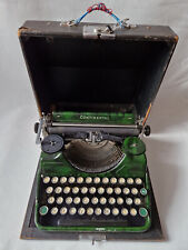 Vintage portable German Typewriter Klein Continental 340? marbled green ca 1945 picture