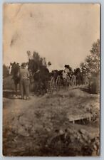 1910 Family in Wagon with Horse. Mount Signal. Mexico Real Photo Postcard. RPPC picture