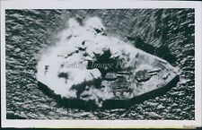 1945 Yanks Pound Fort Drum San Francisco Bureau Raid Japanese Wirephoto 5X7 picture