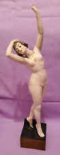 STANDING Dressel & Kister bathing beauty doll  art deco nude figurine picture