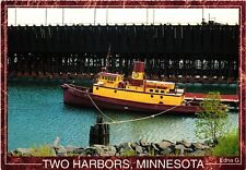 Vintage Postcard 4x6- The Tug Edna G, Two Harbors, MN UnPost 1960-80s picture