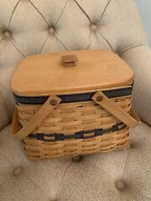 Vintage Longaberger Collectors Club Harbor Basket With Liner 1998 DKD picture