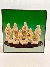 Vtg Cedar Creek Collection 10 Piece Ceramic Nativity Set  picture