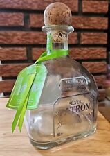 Patron Silver Tequila bottle 750ml empty With Cork picture