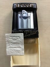 Vintage Ronson Standard Chrome Lighter | New / Unused in Box RARE picture