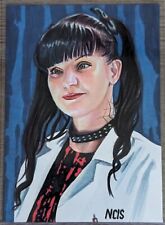 2018 PSC Sketch Card Pauley Perrette As Abby In NCIS By Sarah Silva 1/1 picture