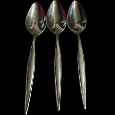 3 ESTATE SOLID STAINLESS USA EBTIDE PATTERN Dinner Spoons picture