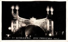 SAN FRANCISCO RPPC - DE BRILLIANTES - SAN FRANCISCO DIAMOND JUBILEE 1925 picture