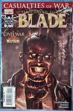 Blade 2006 #5 NM Key 1st Meeting Battle Wolverine Impaled Head Cover Civil War picture