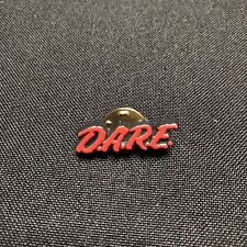 VTG DARE Pin D.A.R.E. Drug Abuse Resistance Education Red Spelled Out picture