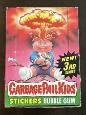 1986 Topps Original Garbage Pail Kids 3rd Series 3 GPK 48 Sealed Card Pack Box picture