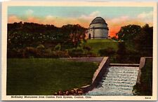 McKinley Monument From Canton Park System Canton Ohio OH Postcard picture