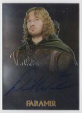2004 TOPPS CHROME LORD OF THE RINGS AUTOGRAPH ON CARD DAVID WENHAM picture