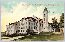 Postcard Student's Building, Indiana University, Bloomington 1913 B178 picture