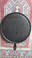 Antique Pre Griswold No #10 Cast Iron Round Griddle Pan 740 Erie PA USA AAFA HTF picture