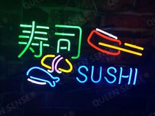 Sushi Japanese Salmon Tuna Neon Sign Lamp Real Glass Restaurant Artwork 20