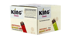 King Classic Disposable Butane Lighters Assorted Colors (50 Count) 1 Pack picture