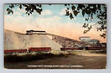 Oroville CA-California, Natomas Rock Crusher Plant, Vintage Souvenir Postcard picture