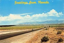 Postcard Greetings From Nevada Ruby Mountains  Hi-Way 40 (Interstate 80) Vintage picture