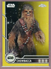 2023 Topps Chrome Star Wars Gold Parallel #23 Chewbacca/50 picture