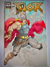 Thor Original Art Sketch Cover Variant Blank Comic Book Marvel Thor picture