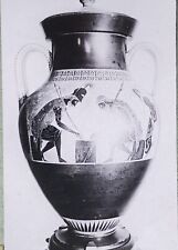 Achilles And Aias Playing Dice, Greek Pottery, Magic Lantern Glass Slide picture