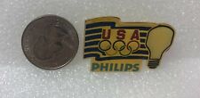 1988 Seoul Philips Lighting USA Olympic Pin  picture