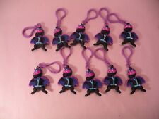 Set Of 10 2022-2023 Kids Heart Challenge Keychains BREEZE Black & Purple Dragon picture