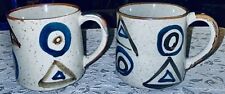 VINTAGE WOODLAND SPECKLED ROUND AND TRIANGLE  SHAPES Westwood 1978 Coffee Mug picture