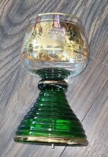 Vintage ROEMER German Green & Gold Wine Goblet Music Box (Heiligenkreuz) picture