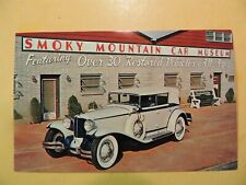 Smoky Mountain Car Museum Pigeon Fork Tennessee postcard 1930 Cord L-29 picture