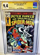 JOE RUBINSTEIN SIGNED SPECTACULAR SPIDER-MAN 22 CGC SS 9.4-MOON KNIGHT, CYCLONE picture