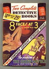 Two Complete Detective Books Pulp Sep 1943 #22 VG 4.0 picture