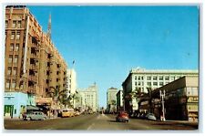 c1960's Looking East Up Broadway Pickwick Hotel San Diego California CA Postcard picture