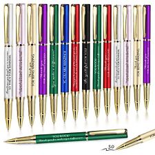 50 Pcs Employee Appreciation Gifts Pens Thank You Ballpoint Pens with Engrave... picture
