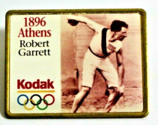 KODAK OLYMPIC PIN 1896 ATHENS ROBERT GARRETT DISCUS THROW  Pre-Owned picture